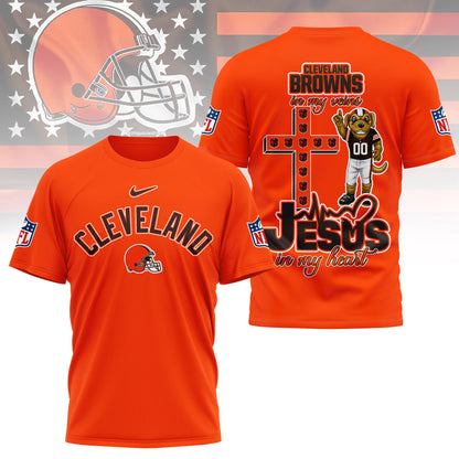LIMITED EDITION - NEW CUSTOMIZED NFL29 CLB CLEVELAND BROWNS T-SHIRT | MULTIPLE COLORS AVAILABLE