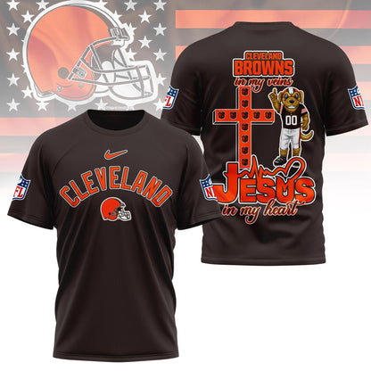 LIMITED EDITION - NEW CUSTOMIZED NFL29 CLB CLEVELAND BROWNS T-SHIRT | MULTIPLE COLORS AVAILABLE