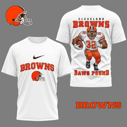 LIMITED EDITION - NEW CUSTOMIZED NFL29 CLB CLEVELAND BROWNS NATION GEAR 3D SHIRT