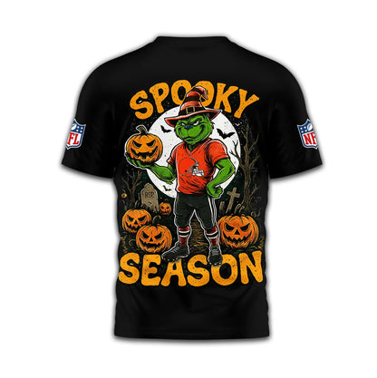 LIMITED EDITION - NEW CUSTOMIZED NFL29 CLB CLEVELAND BROWNS x SPOOKY SEASON T-SHIRT, HOODIE, ZIP HOODIE