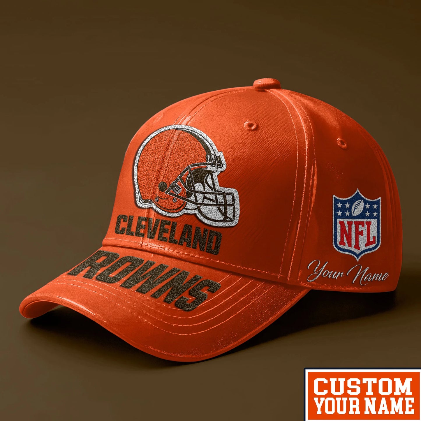 LIMITED EDITION - NEW CUSTOMIZED NFL29 CLB CLEVELAND BROWNS CLASSIC CAP