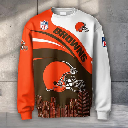 LIMITED EDITION - NEW CUSTOMIZED NFL29 CLB CLEVELAND BROWNS UNISEX T-SHIRT, POLO, HOODIE & JACKETS