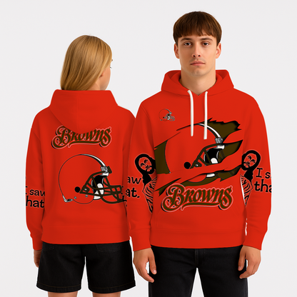 LIMITED EDITION - NEW CUSTOMIZED NFL29 CLB CLEVELAND BROWNS UNISEX T-SHIRT, POLO, HOODIE & JACKETS