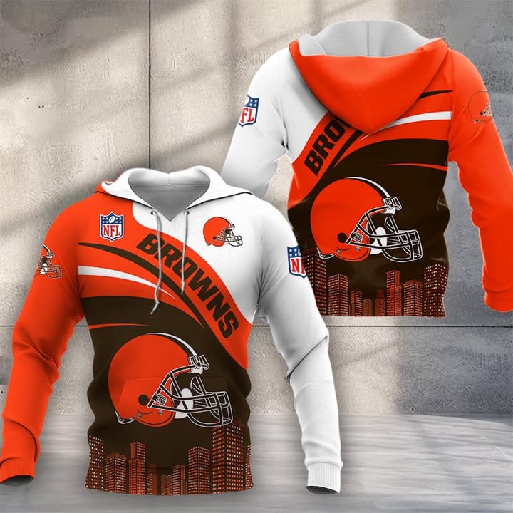 LIMITED EDITION - NEW CUSTOMIZED NFL29 CLB CLEVELAND BROWNS UNISEX T-SHIRT, POLO, HOODIE & JACKETS