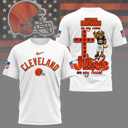 LIMITED EDITION - NEW CUSTOMIZED NFL29 CLB CLEVELAND BROWNS T-SHIRT | MULTIPLE COLORS AVAILABLE