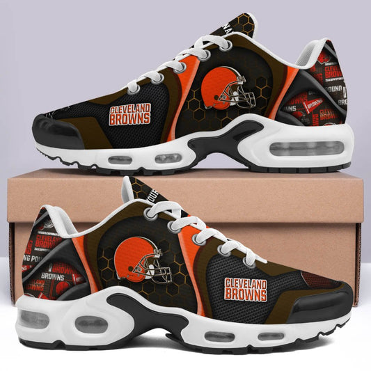 LIMITED EDITION - NEW CUSTOMIZED NFL29 CLB CLEVELAND BROWNS UNISEX AIR MAX PLUS SNEAKERS