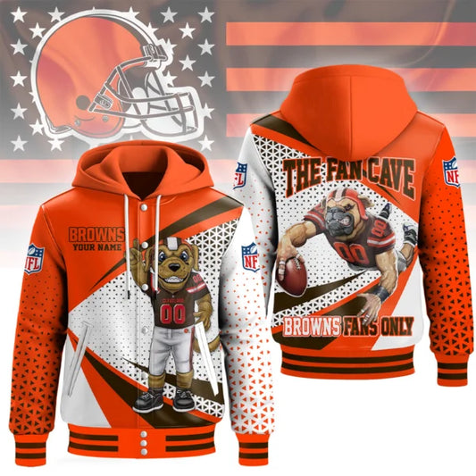 LIMITED EDITION - NEW CUSTOMIZED NFL29 CLB CLEVELAND BROWNS UNISEX T-SHIRT, POLO, HOODIE & JACKETS