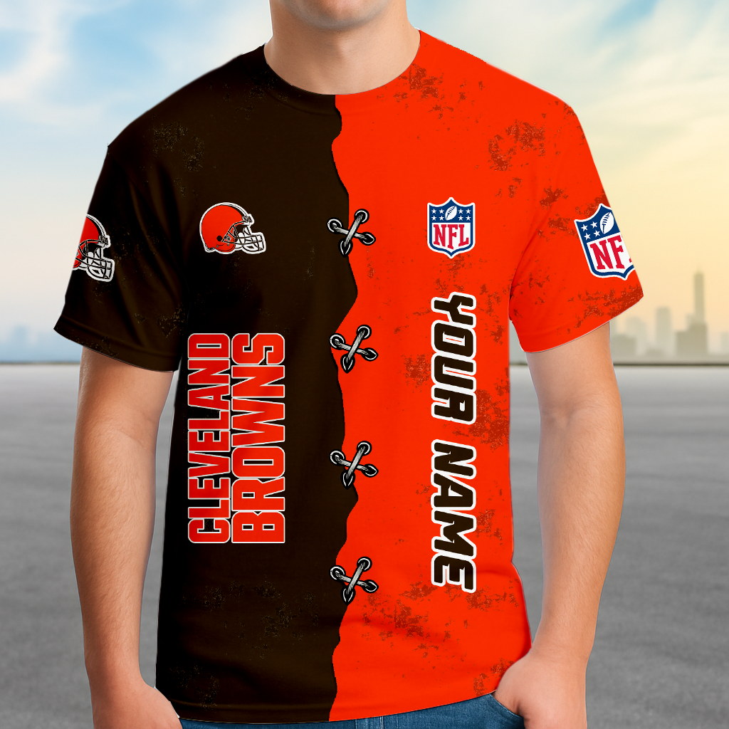 LIMITED EDITION - NEW CUSTOMIZED NFL29 CLB CLEVELAND BROWNS UNISEX T-SHIRT, POLO, HOODIE & JACKETS