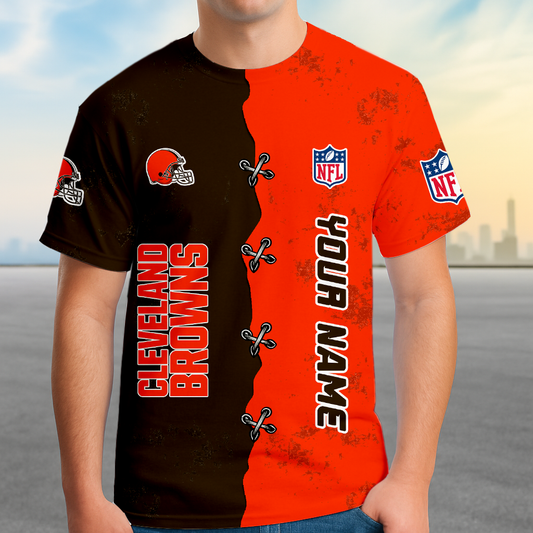 LIMITED EDITION - NEW CUSTOMIZED NFL29 CLB CLEVELAND BROWNS UNISEX T-SHIRT, POLO, HOODIE & JACKETS