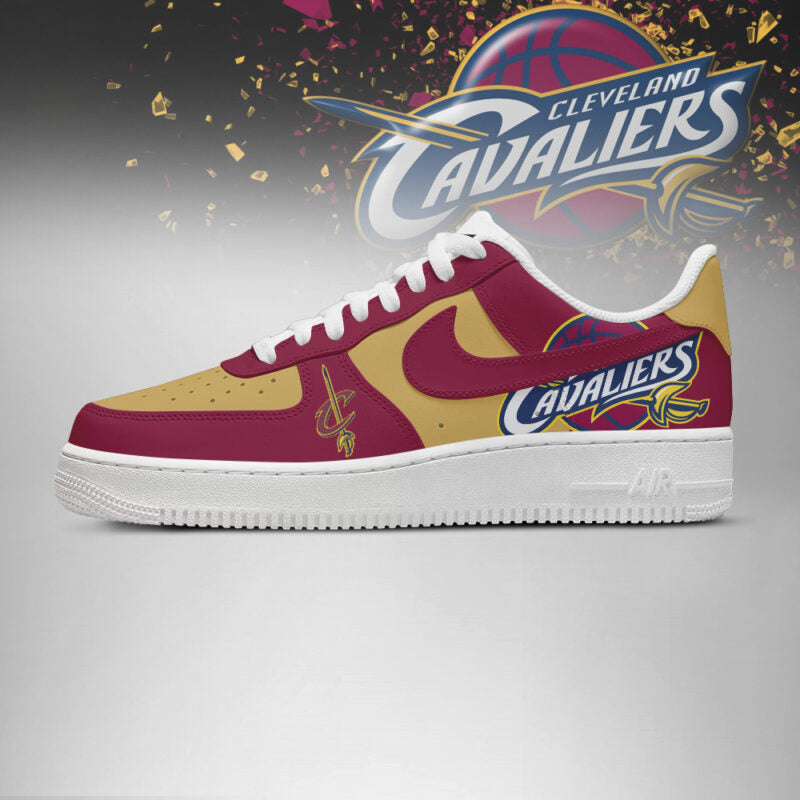 [HOT DEAL] NEW CUSTOMIZED NBA02 CCA CLEVELAND CAVALIERS AF1 SHOES