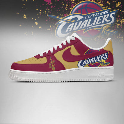 [HOT DEAL] NEW CUSTOMIZED NBA02 CCA CLEVELAND CAVALIERS AF1 SHOES