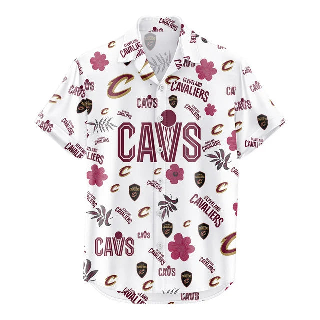 LIMITED EDITION - NEW CUSTOMIZED NBA02 CCA CLEVELAND CAVALIERS UNISEX HAWAIIAN SHIRT & SHORTS SET