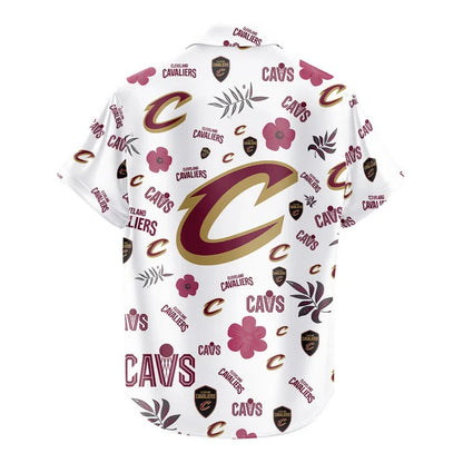 LIMITED EDITION - NEW CUSTOMIZED NBA02 CCA CLEVELAND CAVALIERS UNISEX HAWAIIAN SHIRT & SHORTS SET