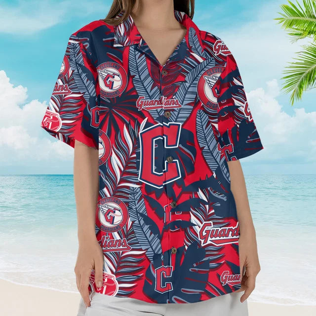 LIMITED EDITION - NEW CUSTOMIZED MLB13 CGS CLEVELAND GUARDIANS UNISEX HAWAIIAN SHIRT