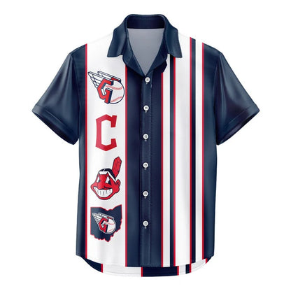 LIMITED EDITION - NEW CUSTOMIZED MLB13 CGS CLEVELAND GUARDIANS UNISEX HAWAIIAN SHIRT