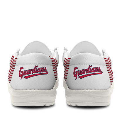 LIMITED EDITION - NEW CUSTOMIZED MLB13 CGS CLEVELAND GUARDIANS LOAFER SHOES