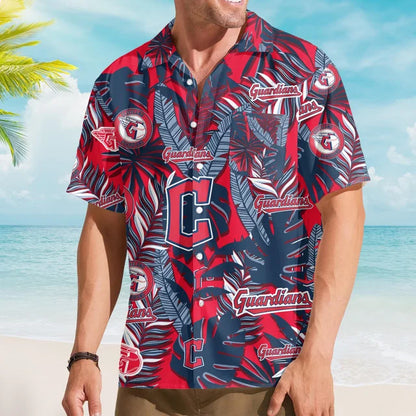 LIMITED EDITION - NEW CUSTOMIZED MLB13 CGS CLEVELAND GUARDIANS UNISEX HAWAIIAN SHIRT