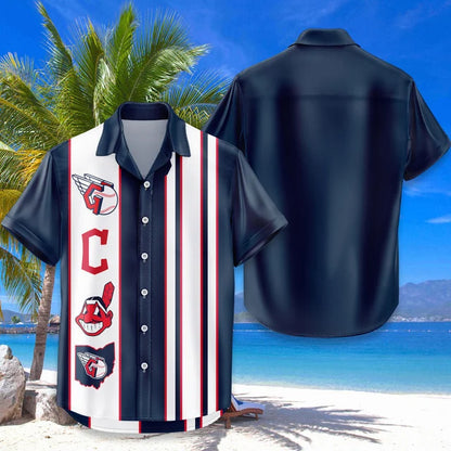 LIMITED EDITION - NEW CUSTOMIZED MLB13 CGS CLEVELAND GUARDIANS UNISEX HAWAIIAN SHIRT