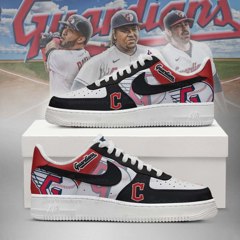 LIMITED EDITION - NEW CUSTOMIZED MLB13 CL GUARDIANS AF1 SHOES