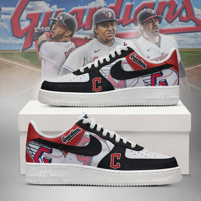 LIMITED EDITION - NEW CUSTOMIZED MLB13 CL GUARDIANS AF1 SHOES