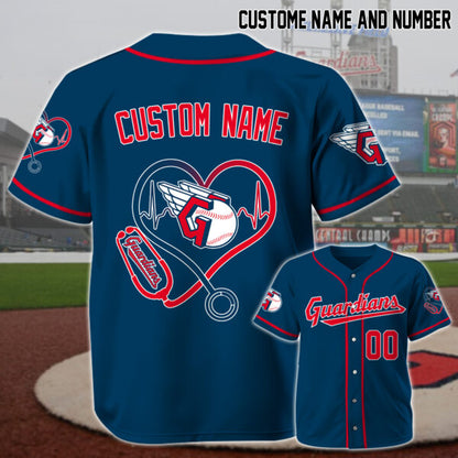 LIMITED EDITION - NEW CUSTOMIZED MLB13 CL GUARDIANS BASEBALL JERSEY