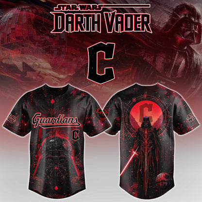 LIMITED EDITION - NEW CUSTOMIZED MLB13 CGS CLEVELAND GUARDIANS x STAR WARS BASEBALL JERSEY