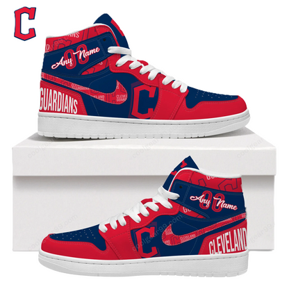 LIMITED EDITION - NEW CUSTOMIZED MLB13 CL GUARDIANS AIR JORDAN SNEAKERS