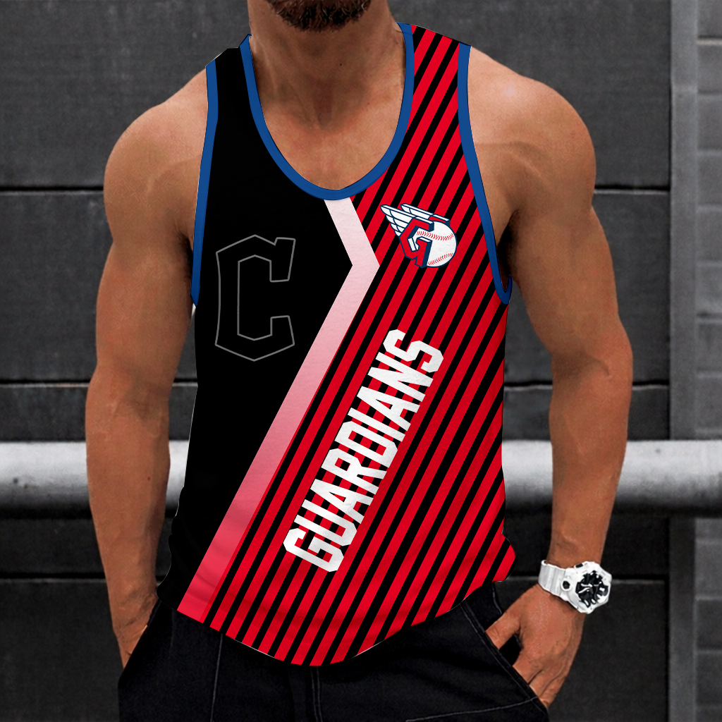 LIMITED EDITION - NEW CUSTOMIZED MLB13 CLEVELAND GUARDIANS UNISEX TANK TOP