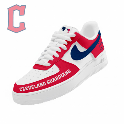 LIMITED EDITION - NEW CUSTOMIZED MLB13 CGS CLEVELAND GUARDIANS AF1 SNEAKERS