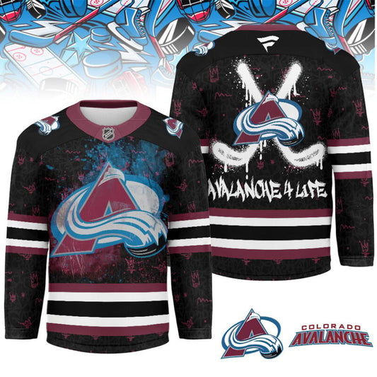 LIMITED EDITION - NEW CUSTOMIZED NHL05 CL AVALANCHE UNISEX HOCKEY JERSEY