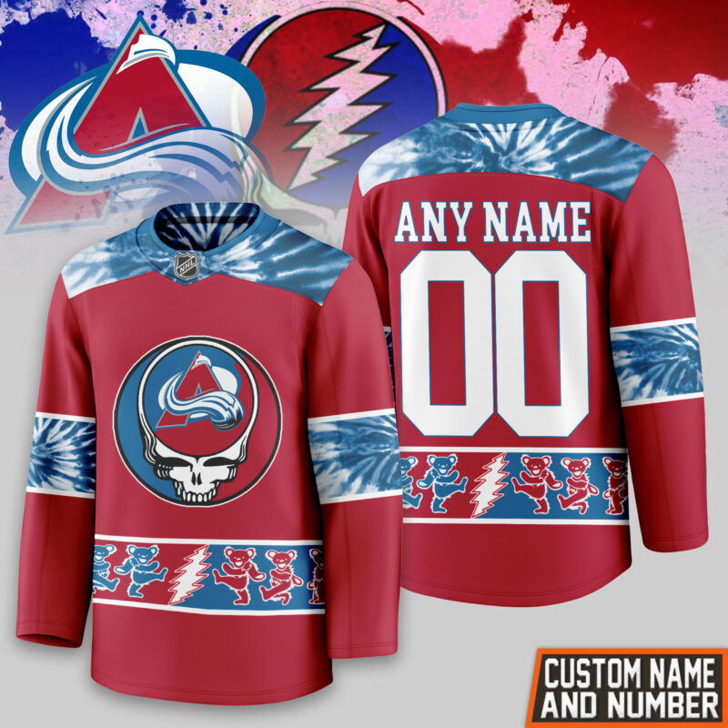 [SUPER SALE] NEW CUSTOMIZED NHL05 CAL COLORADO AVALANCHE UNISEX HOCKEY JERSEY