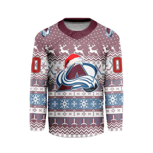 LIMITED EDITION - NEW CUSTOMIZED NHL05 CAL COLORADO AVALANCHE LONG SLEEVED T-SHIRT