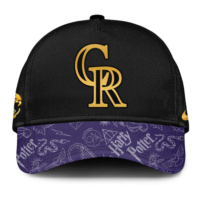 LIMITED EDITION - NEW CUSTOMIZED MLB30 CL ROCKIES x HARRY POTTER BASEBALL JERSEY & CAP