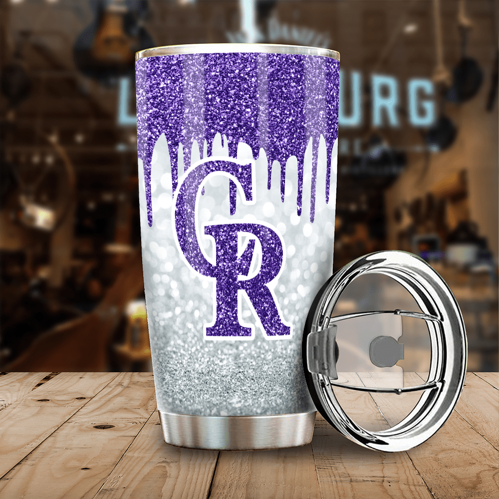 LIMITED EDITION - NEW CUSTOMIZED MLB30 CL ROCKIES TUMBLER CUP
