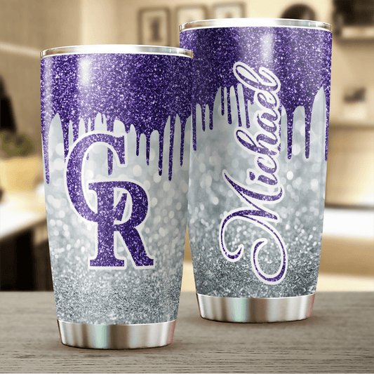 LIMITED EDITION - NEW CUSTOMIZED MLB30 CL ROCKIES TUMBLER CUP