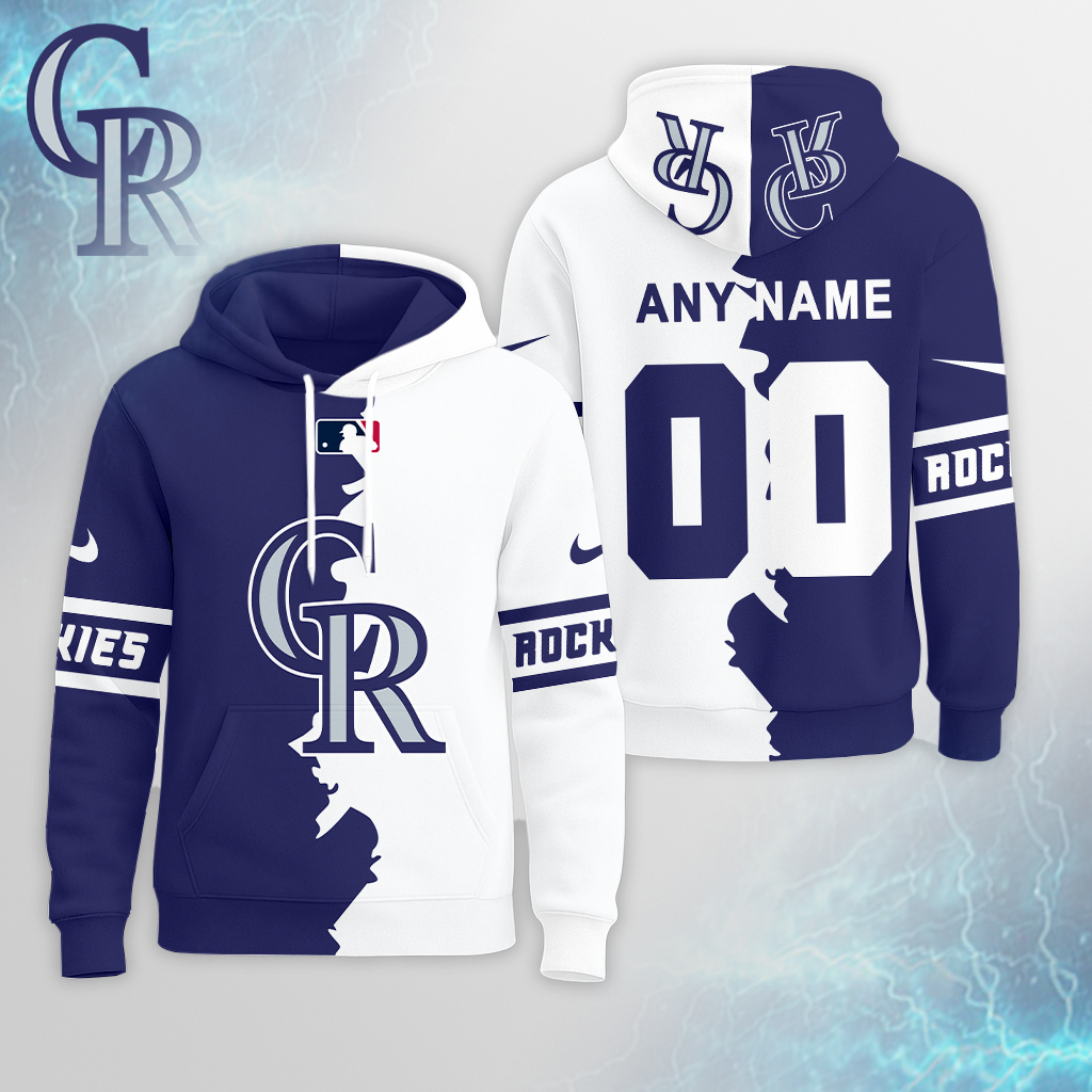 LIMITED EDITION - NEW CUSTOMIZED MLB30 COR COLORADO ROCKIES UNISEX T-SHIRT, POLO, HOODIE & JACKETS