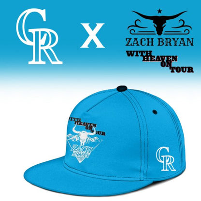 LIMITED EDITION - NEW CUSTOMIZED MLB30 COR COLORADO ROCKIES x ZACH BRYAN BASEBALL JERSEY & CAP