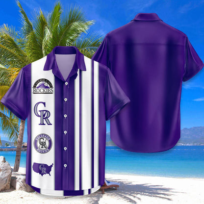 LIMITED EDITION - NEW CUSTOMIZED MLB30 COR COLORADO ROCKIES UNISEX HAWAIIAN SHIRT