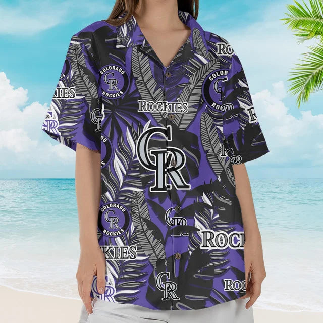 LIMITED EDITION - NEW CUSTOMIZED MLB30 COR COLORADO ROCKIES UNISEX HAWAIIAN SHIRT