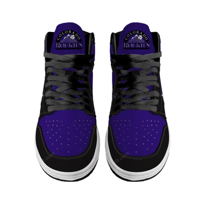 LIMITED EDITION - NEW CUSTOMIZED MLB30 CL ROCKIES AIR JORDAN SNEAKERS