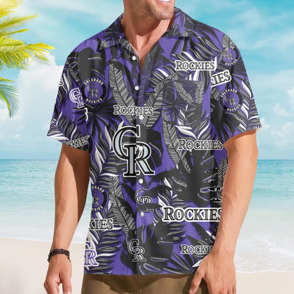 LIMITED EDITION - NEW CUSTOMIZED MLB30 COR COLORADO ROCKIES UNISEX HAWAIIAN SHIRT
