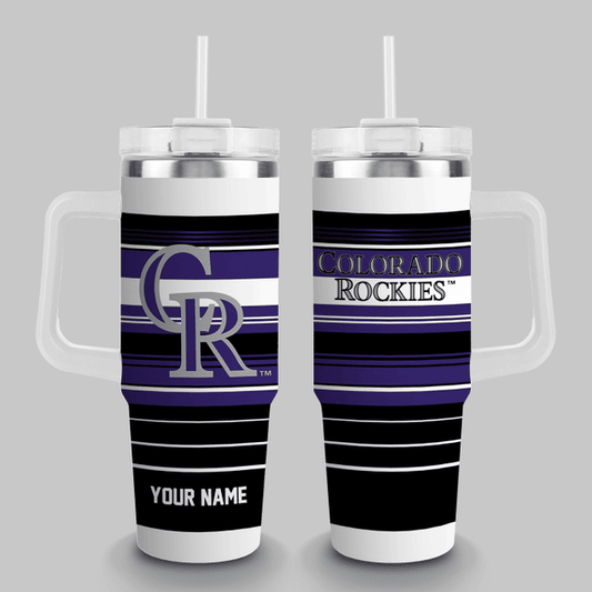 LIMITED EDITION - NEW CUSTOMIZED MLB30 CL ROCKIES TUMBLER CUP