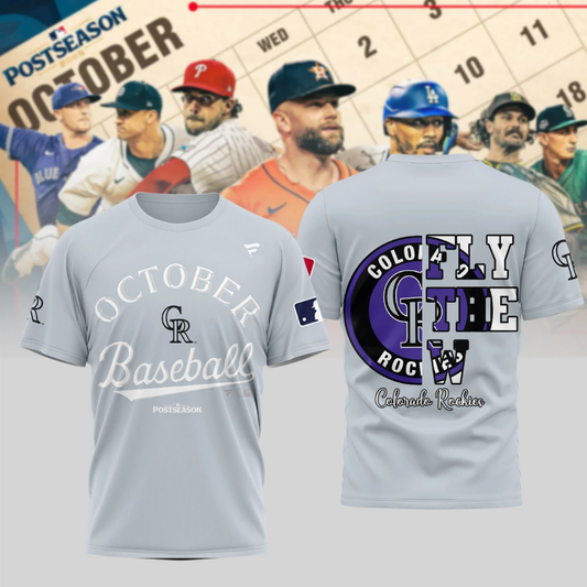 LIMITED EDITION - NEW CUSTOMIZED MLB30 COR COLORADO ROCKIES T-SHIRT, HOODIE, ZIP HOODIE