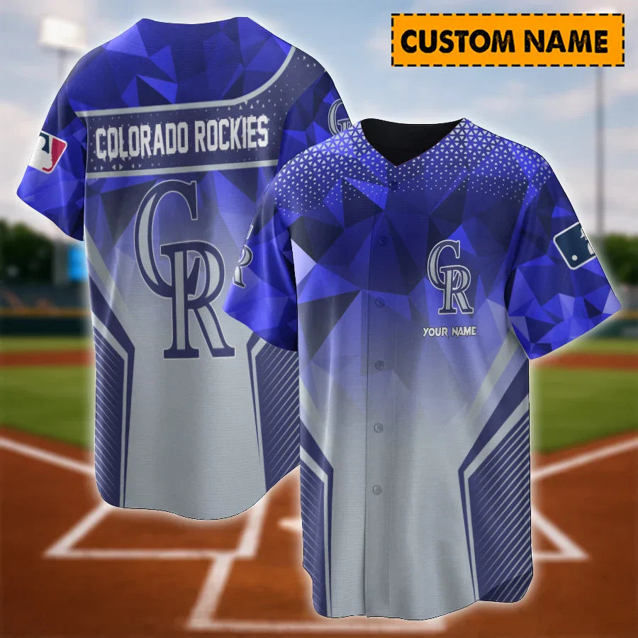 LIMITED EDITION - NEW CUSTOMIZED MLB30 COR COLORADO ROCKIES BASEBALL JERSEY