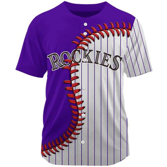 LIMITED EDITION - NEW CUSTOMIZED MLB30 COR COLORADO ROCKIES BASEBALL JERSEY