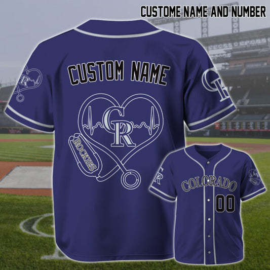 LIMITED EDITION - NEW CUSTOMIZED MLB30 CL ROCKIES BASEBALL JERSEY