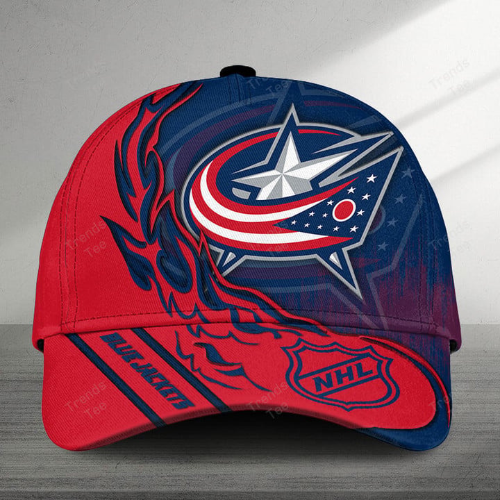 LIMITED EDITION - NEW CUSTOMIZED NHL18 CBJ COLUMBUS BLUE JACKETS CLASSIC CAP