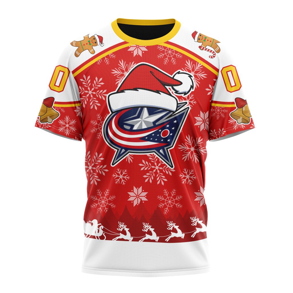 LIMITED EDITION - NEW CUSTOMIZED NHL18 CBJ COLUMBUS BLUE JACKETS UNISEX T-SHIRT, POLO, HOODIE & JACKETS