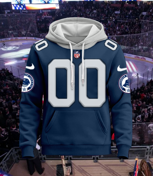 LIMITED EDITION - NEW CUSTOMIZED NHL18 CBJ COLUMBUS BLUE JACKETS UNISEX T-SHIRT, POLO, HOODIE & JACKETS