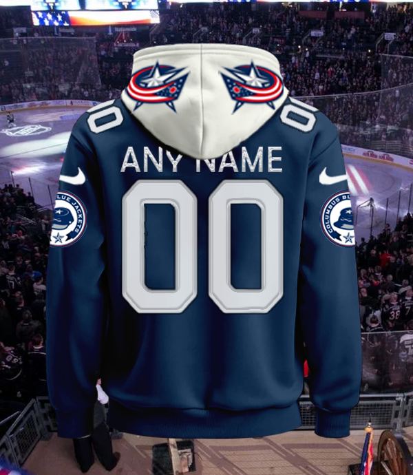LIMITED EDITION - NEW CUSTOMIZED NHL18 CBJ COLUMBUS BLUE JACKETS UNISEX T-SHIRT, POLO, HOODIE & JACKETS